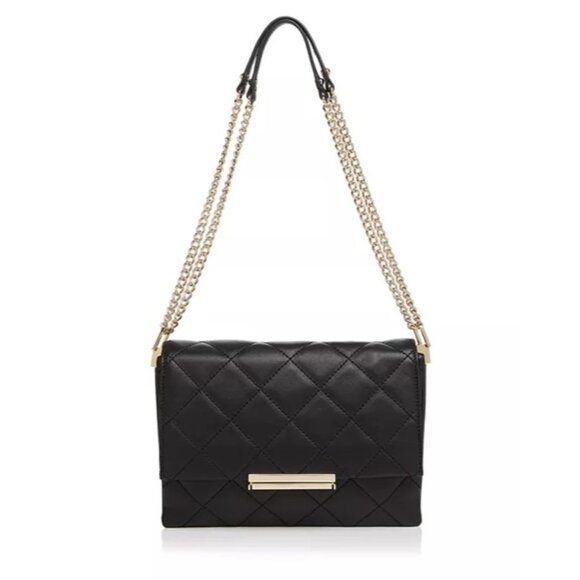 kate spade Handbags - Kate Spade New York Emerson Place Lenia Black Quilted Leather Shoulder Bag